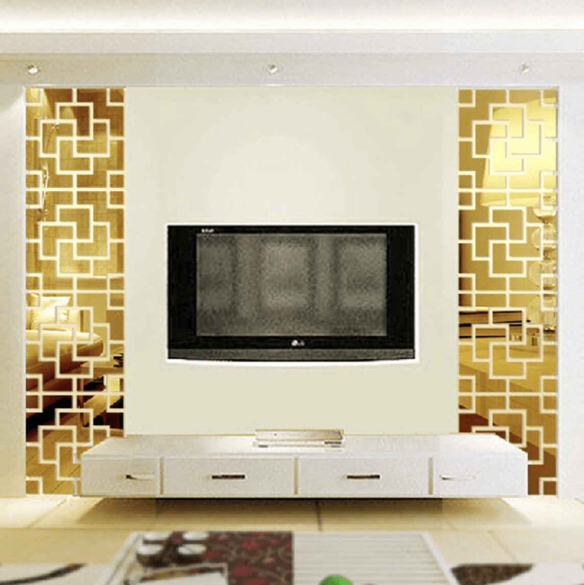 Modern Oval Hanging Chandelier with Remote Control